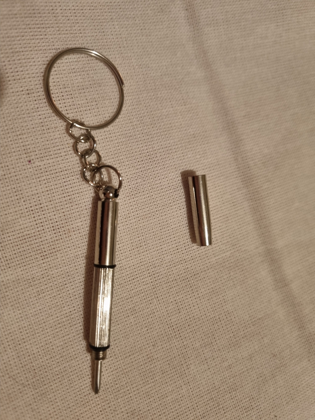 Keychain watch and glasses tool
