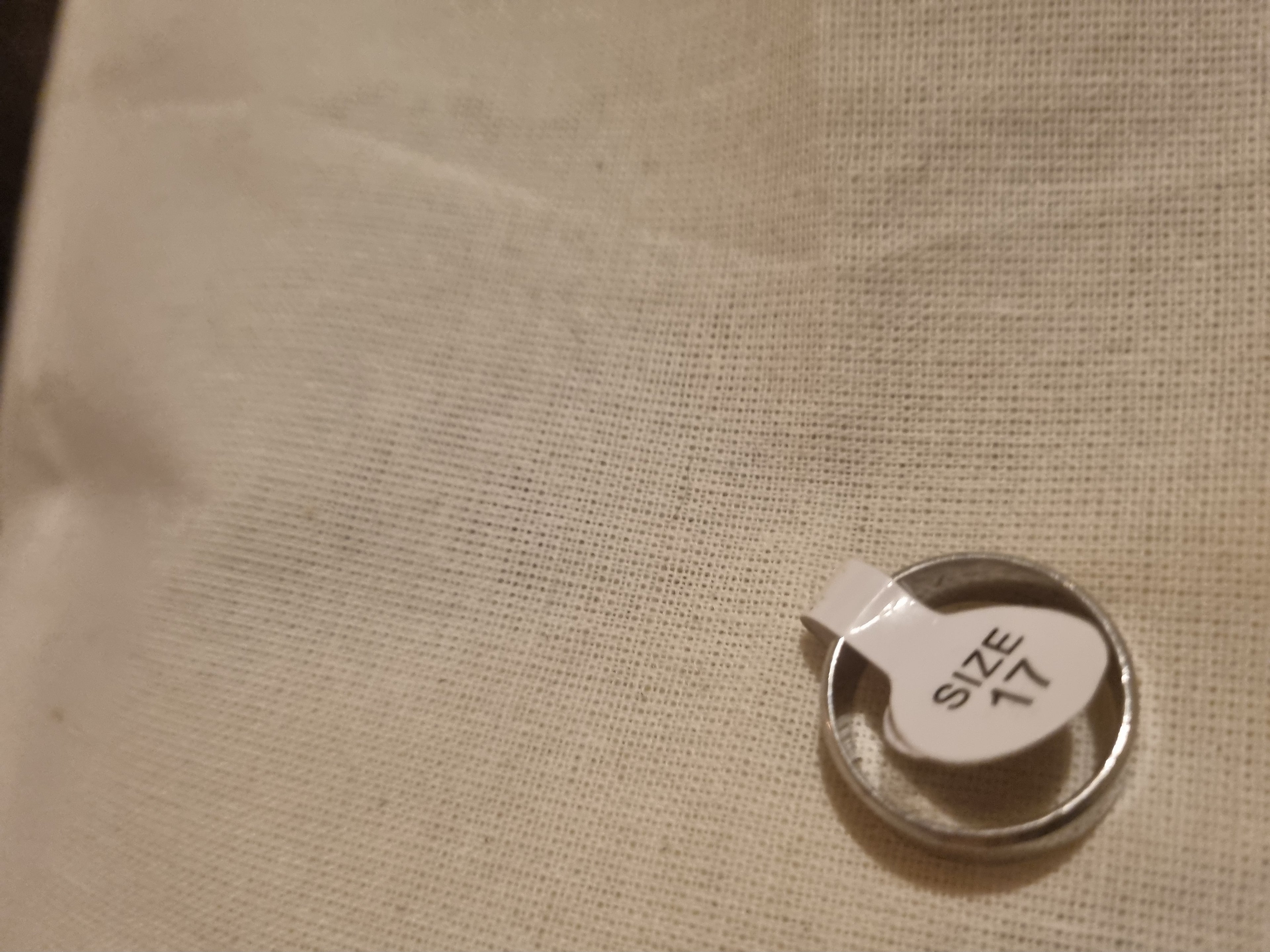 Mens ring plain band