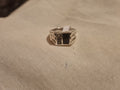 Mens stainless steel ring