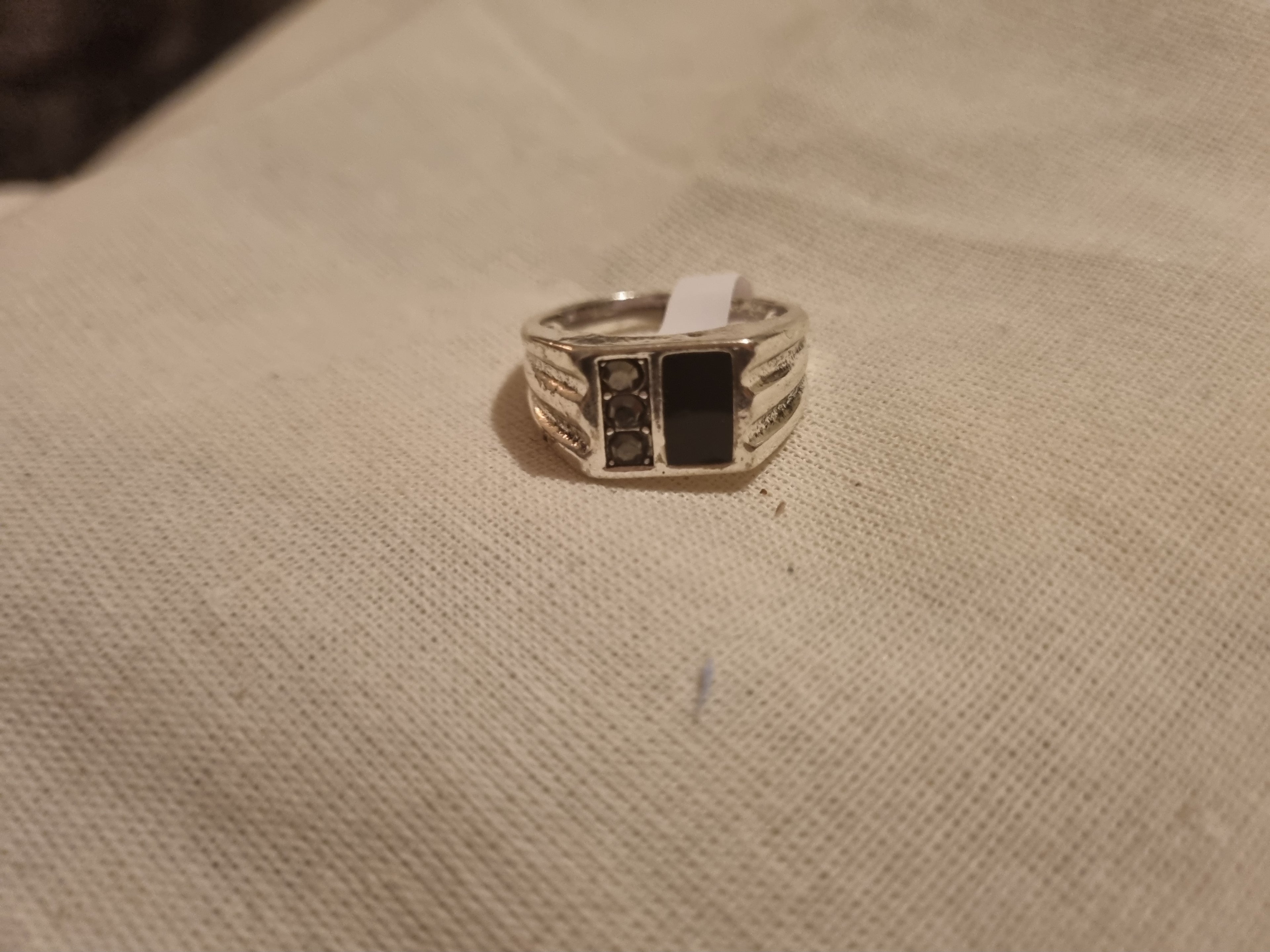 Mens stainless steel ring