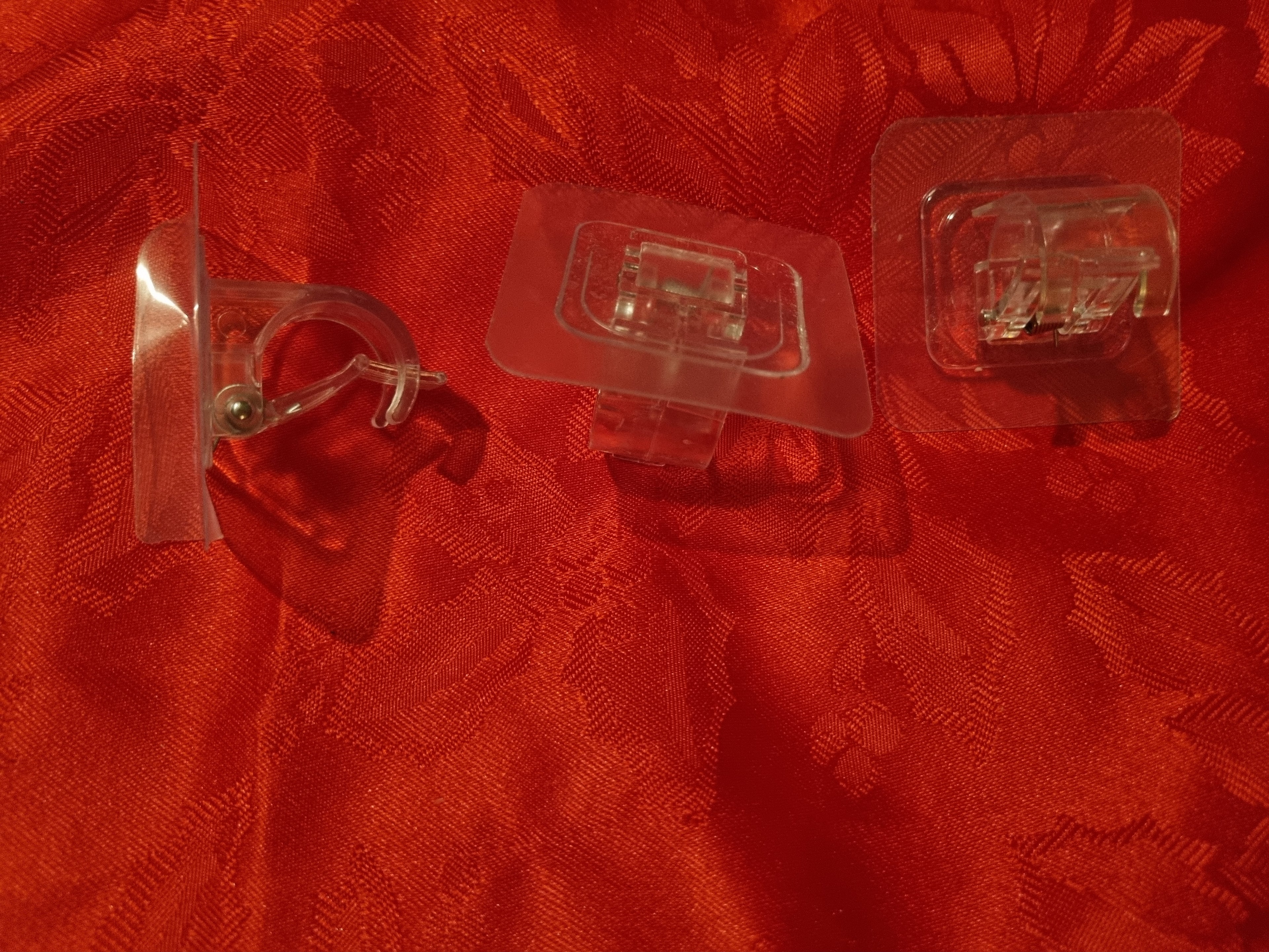 Adhesive Curtain brackets