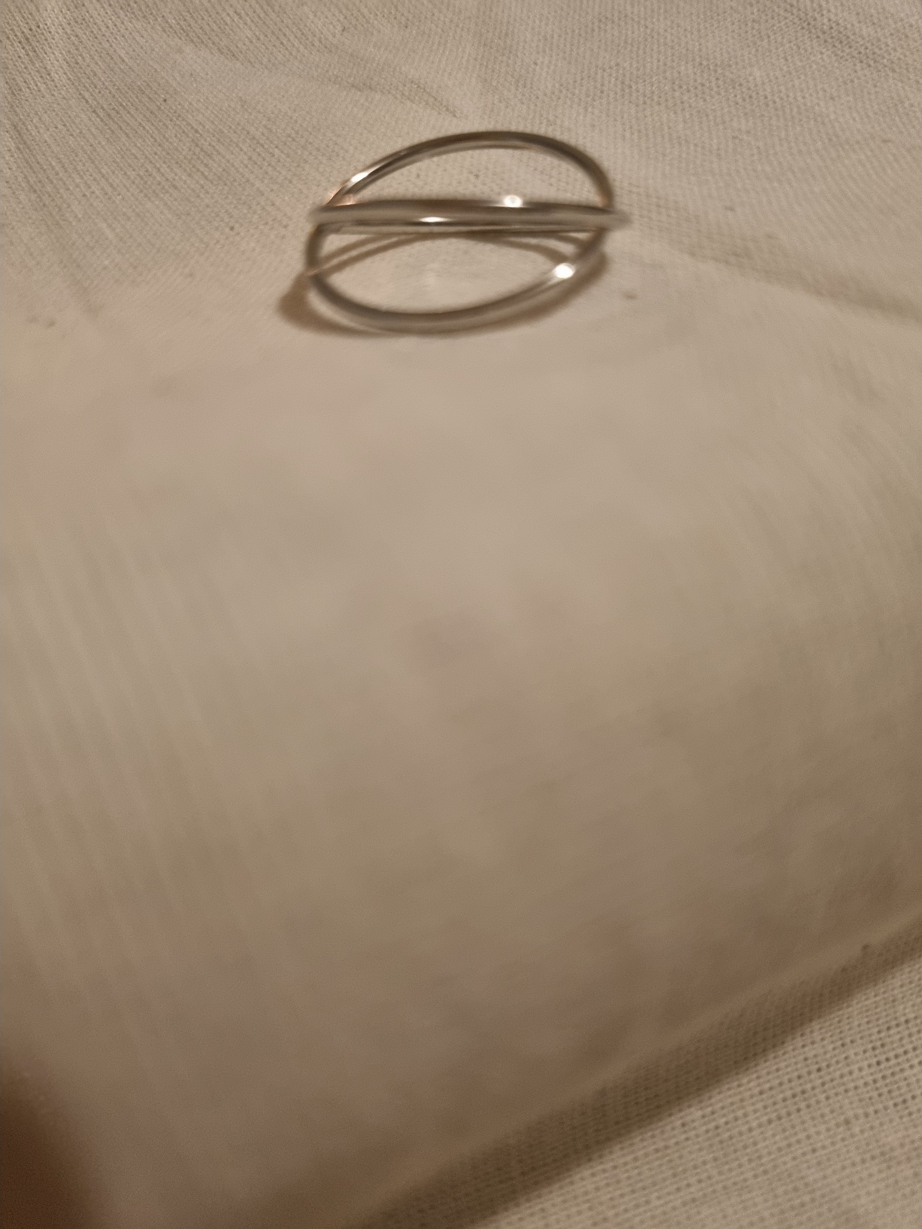 Ladies 2 ring design ring