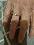 Beautifully designed ladies gold plated ring