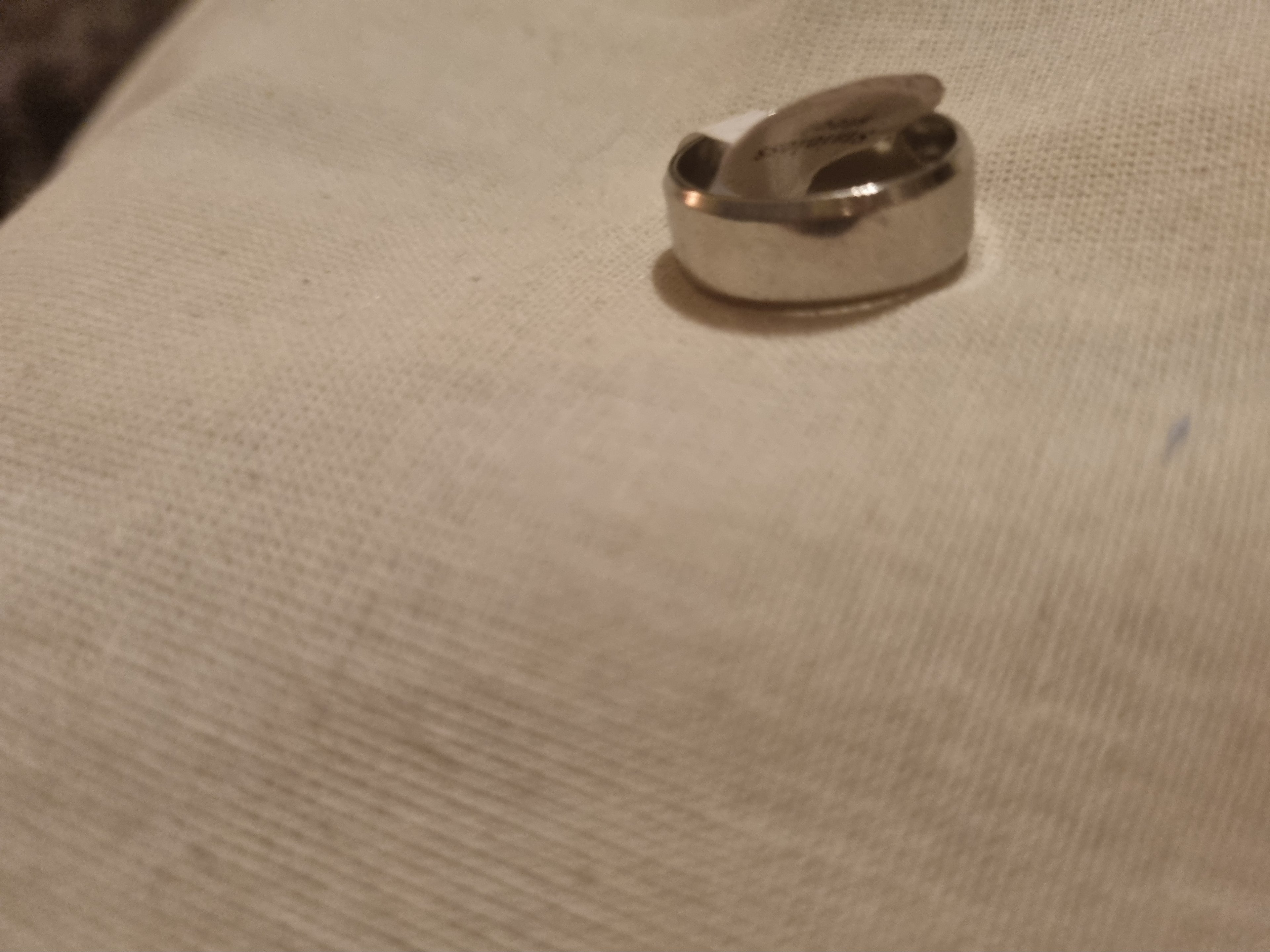 Mens ring plain band