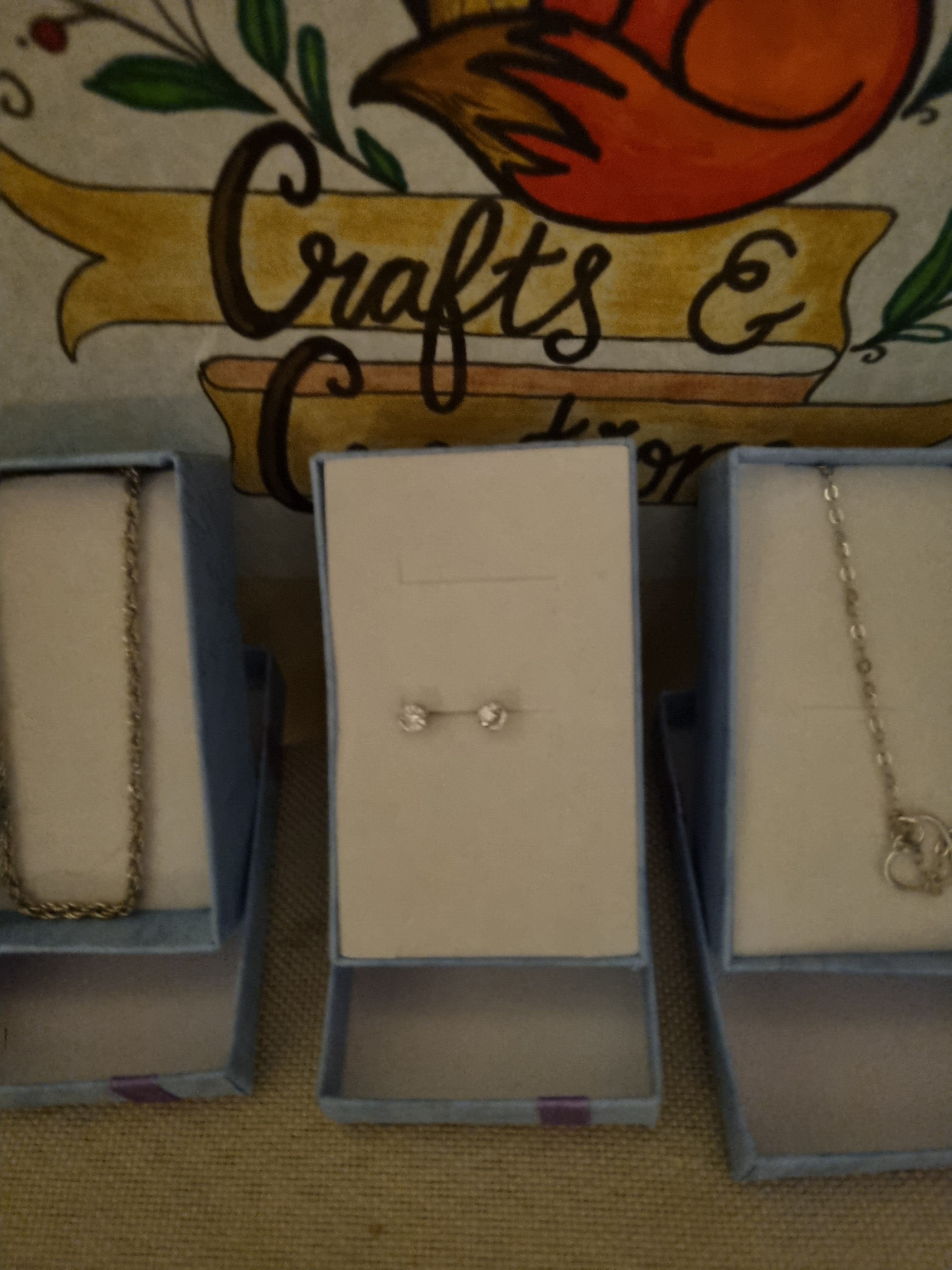 2 braclets and 1 set of earrings