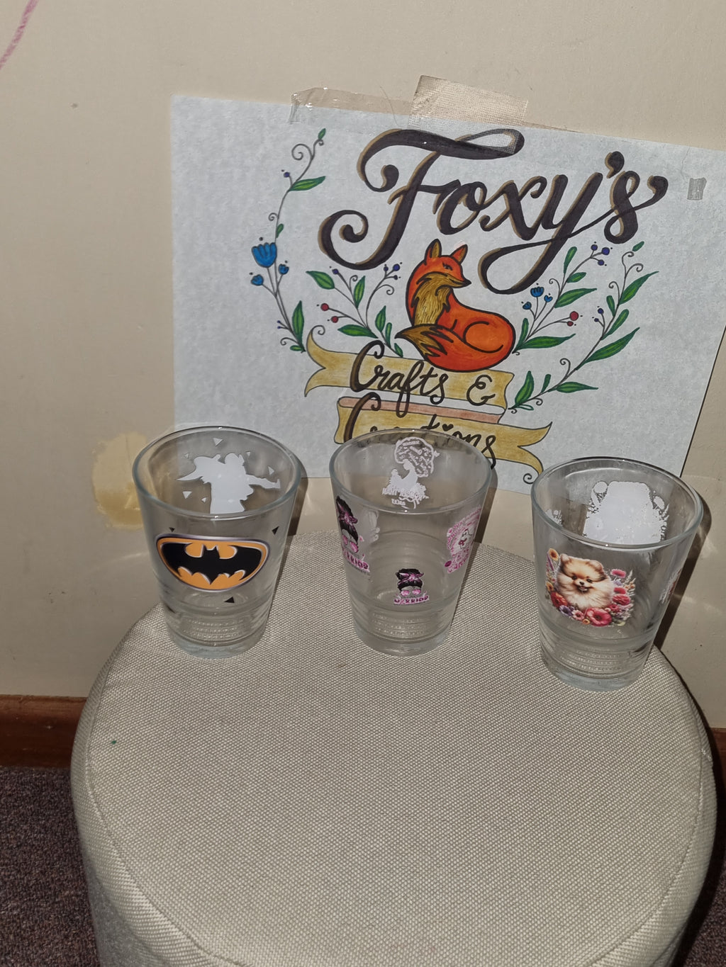 Beautifully hand crafted glasses