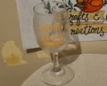 Wine glasses set of 4