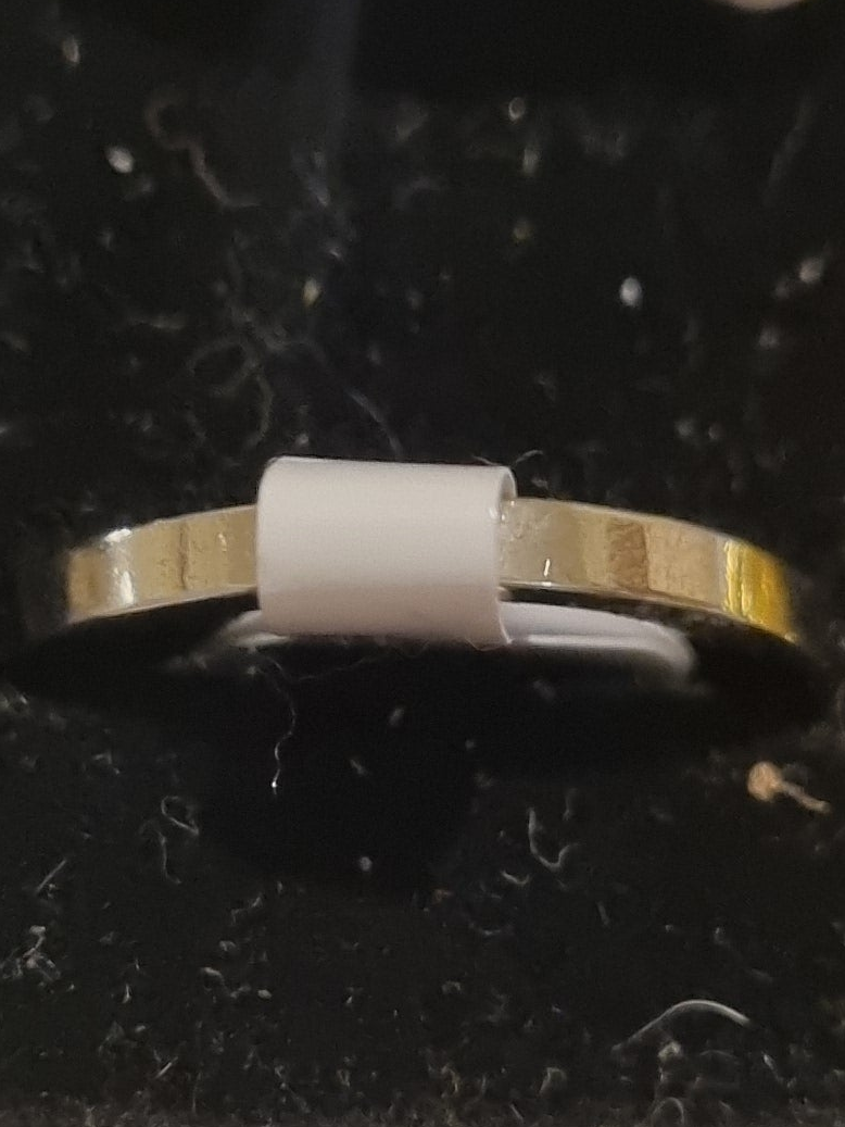 Mens golden thin band