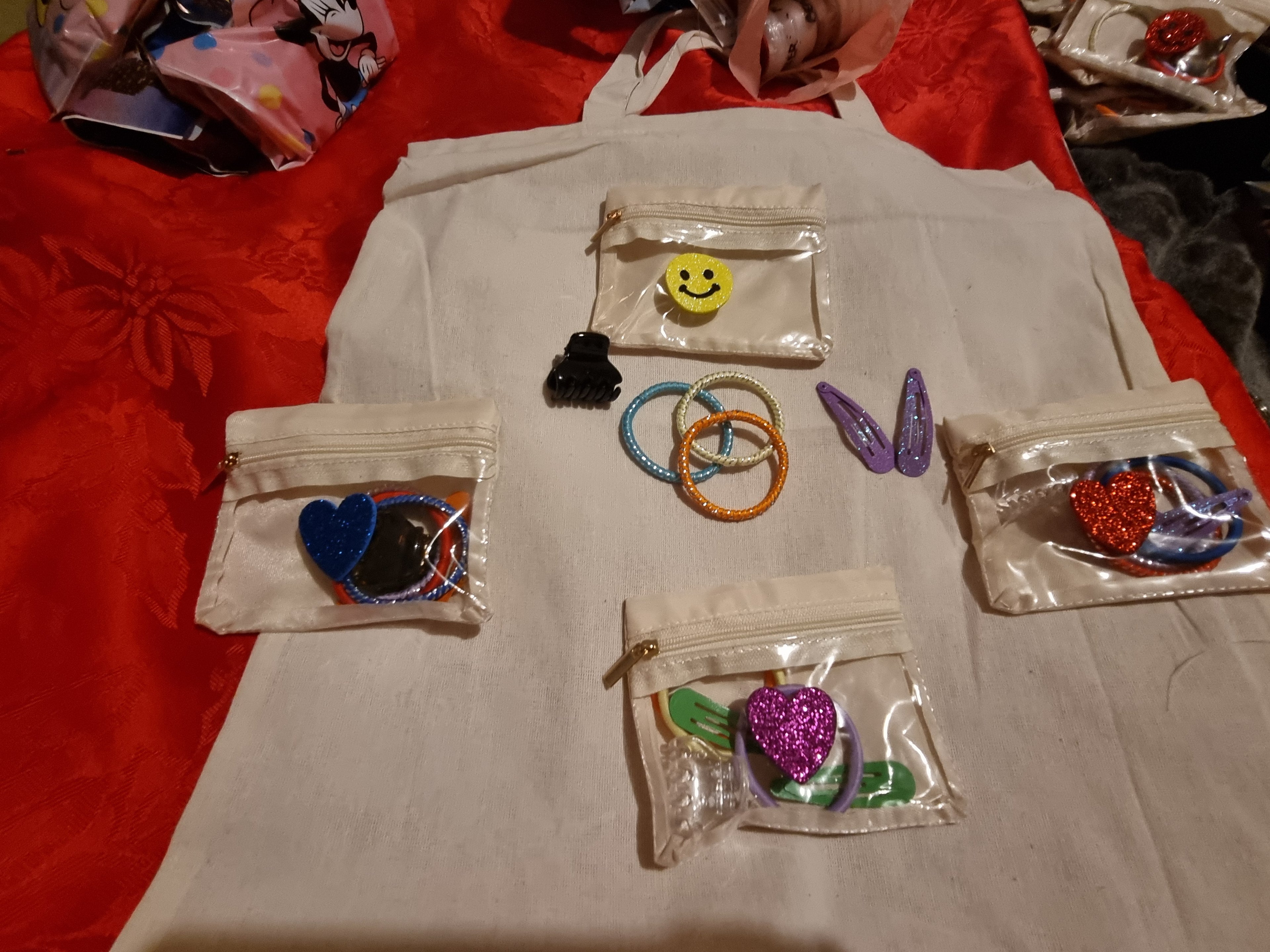 Girls hair accessories bag