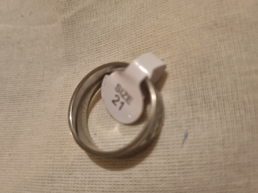 Mens stainless steel ring