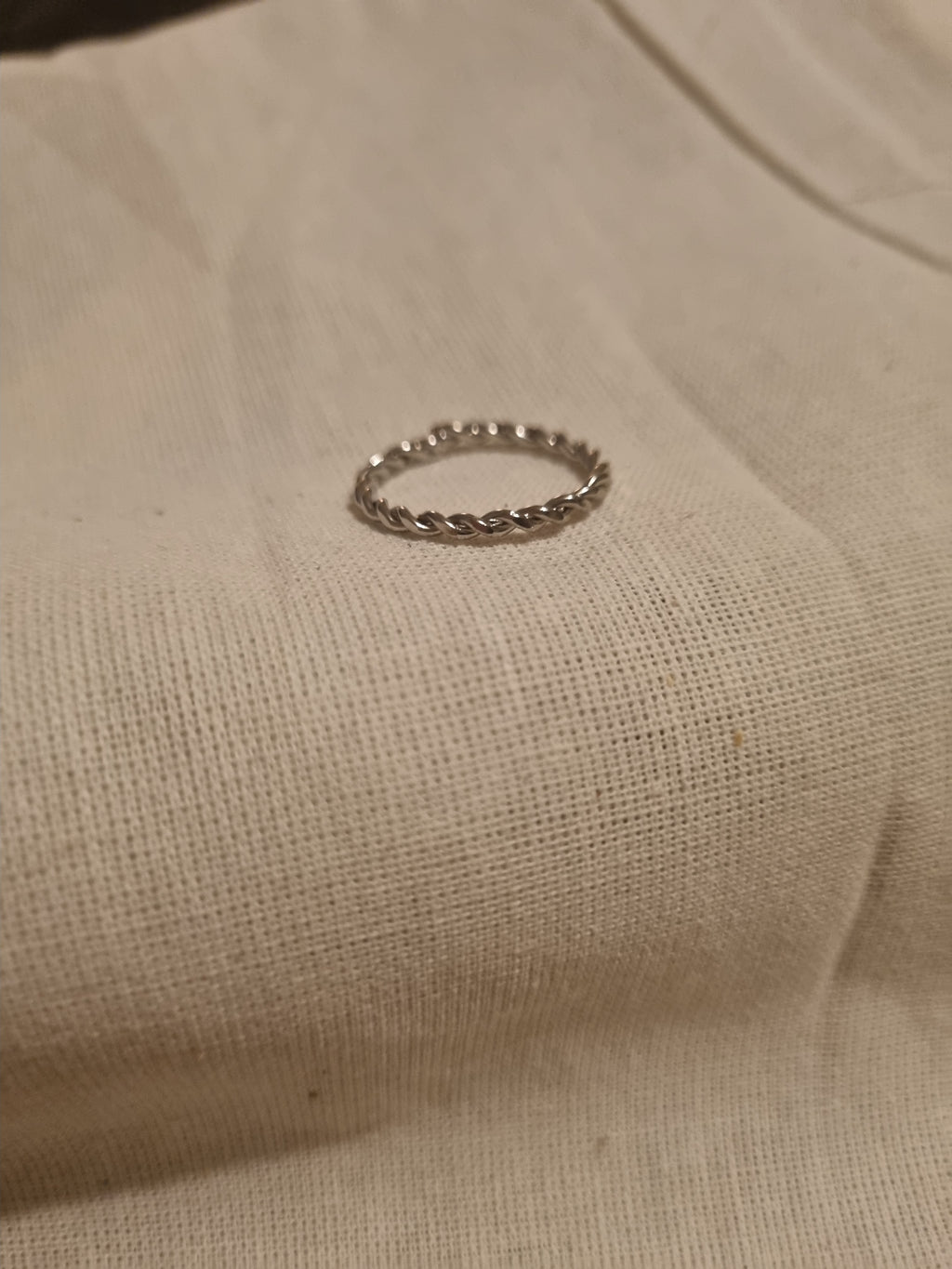 Very thin dainty ladies ring