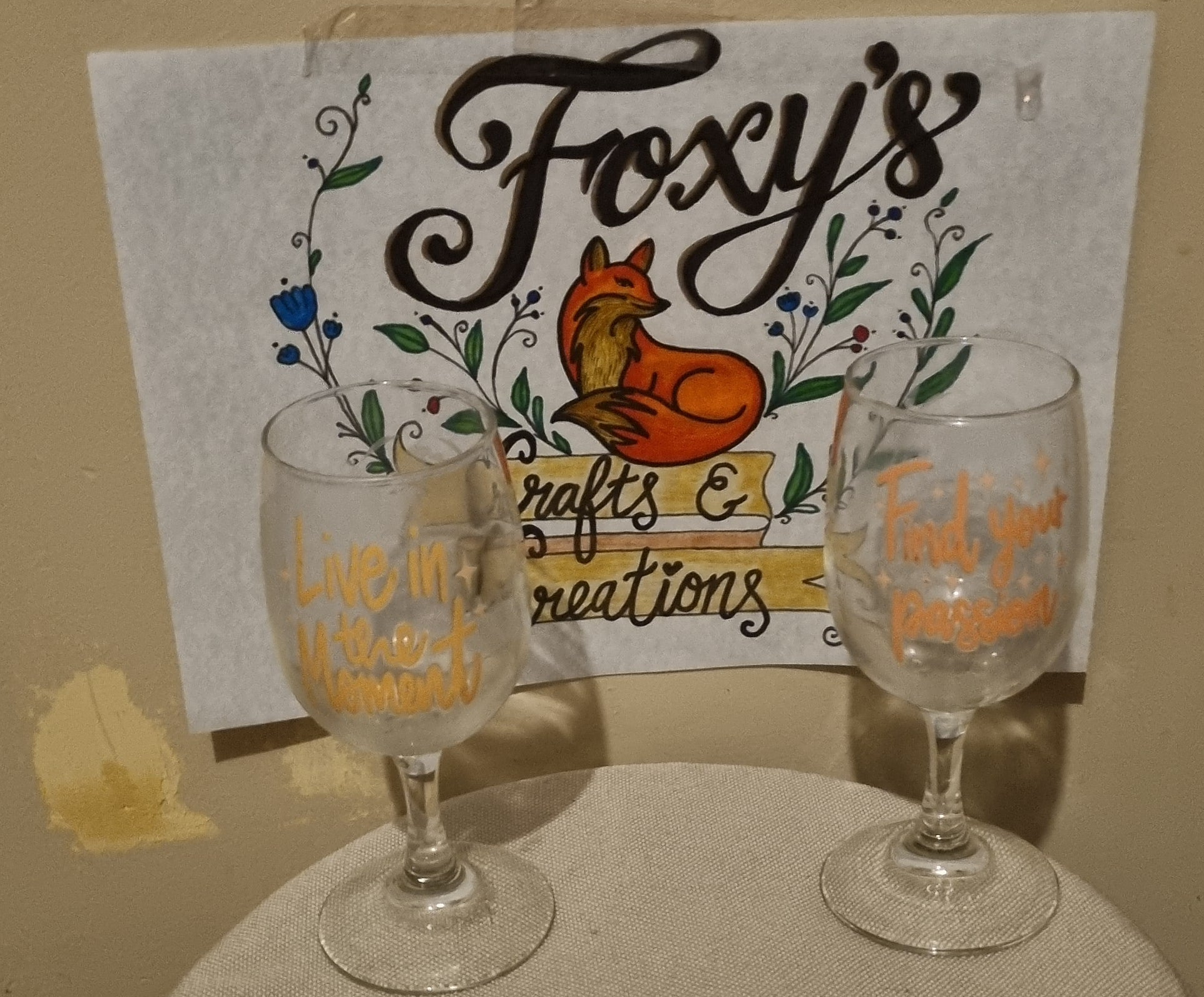 Wine glasses set of 4