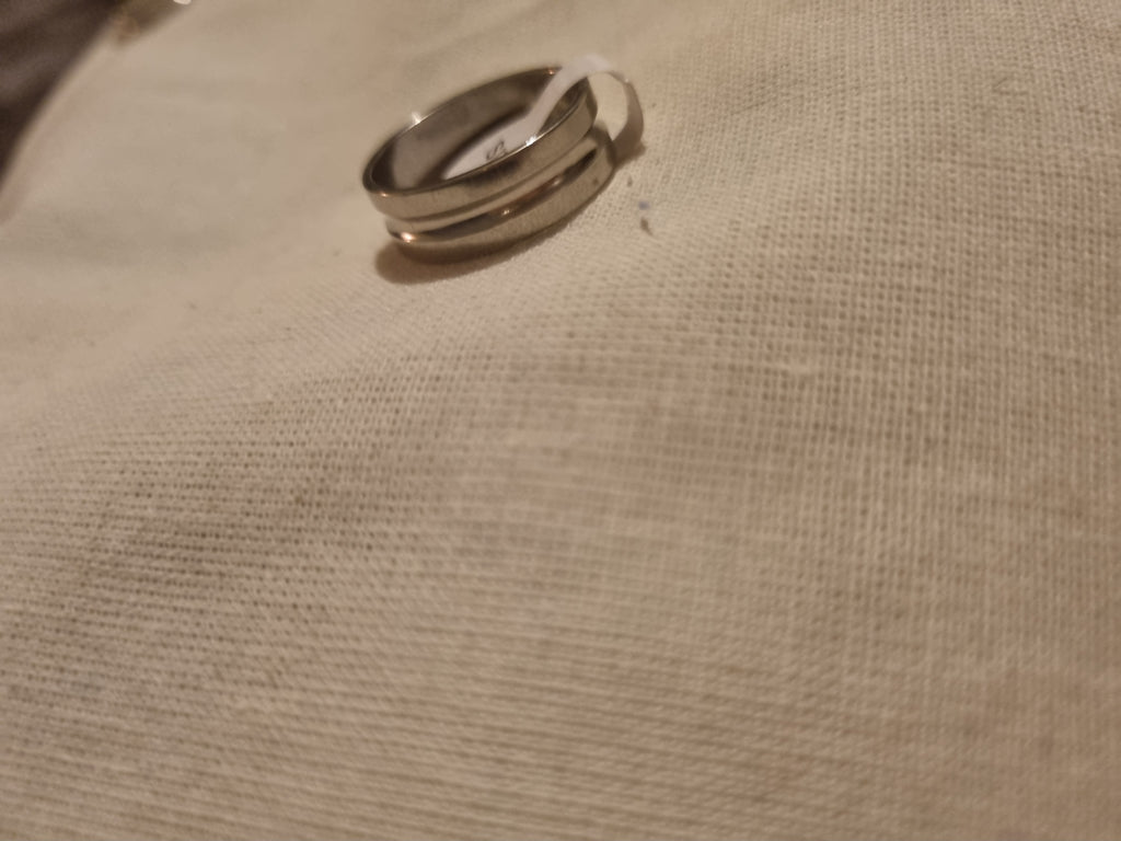 Mens stainless steel ring