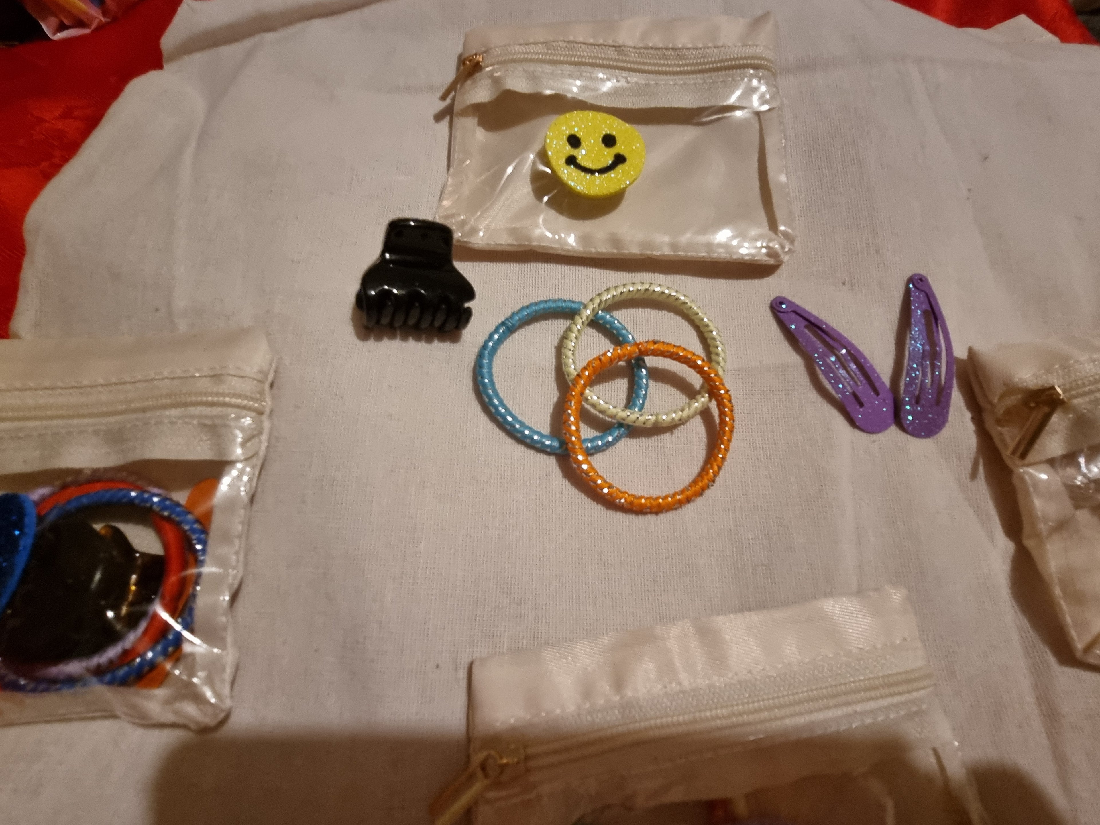 Girls hair accessories bag