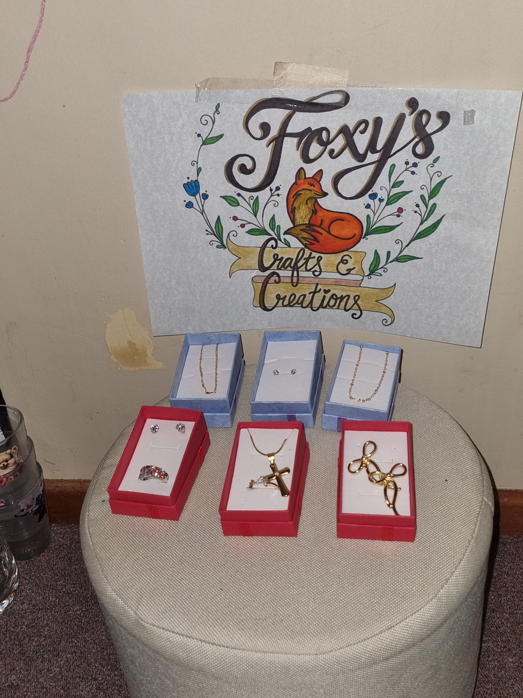 Braclets and earrings