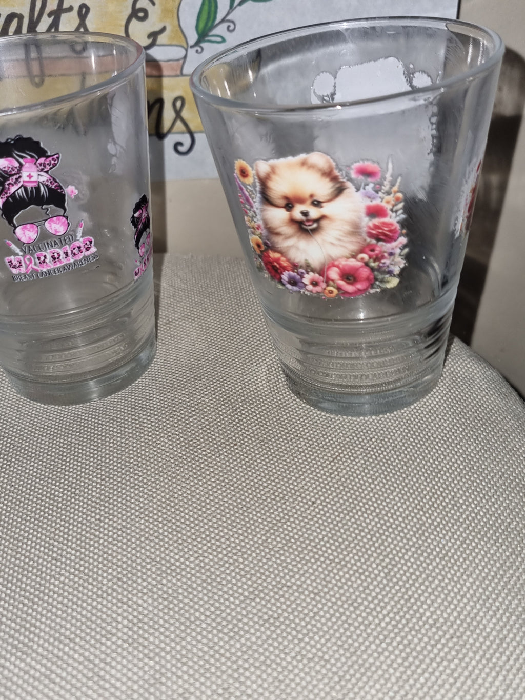 Beautifully hand crafted glasses