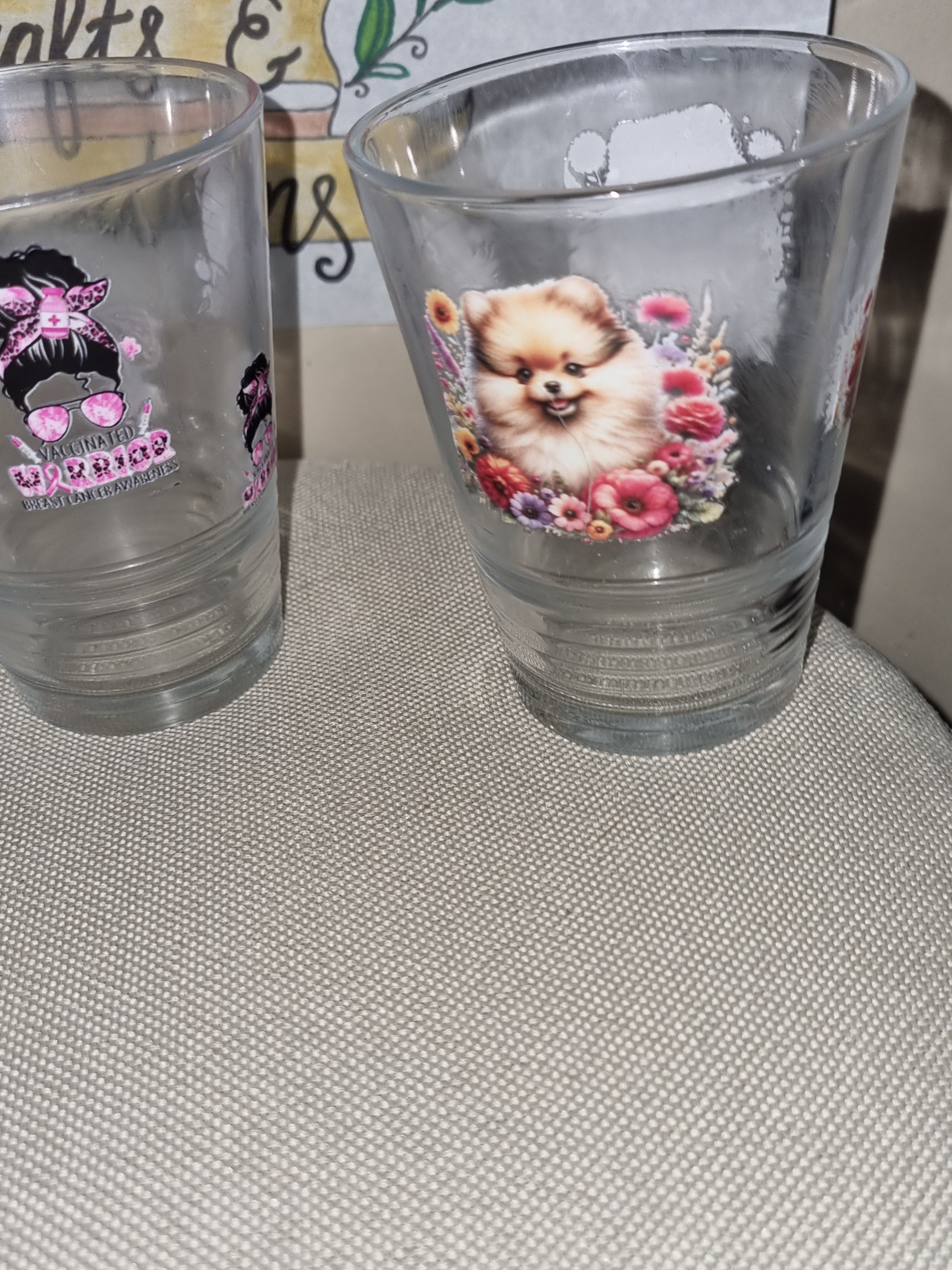 Beautifully hand crafted glasses